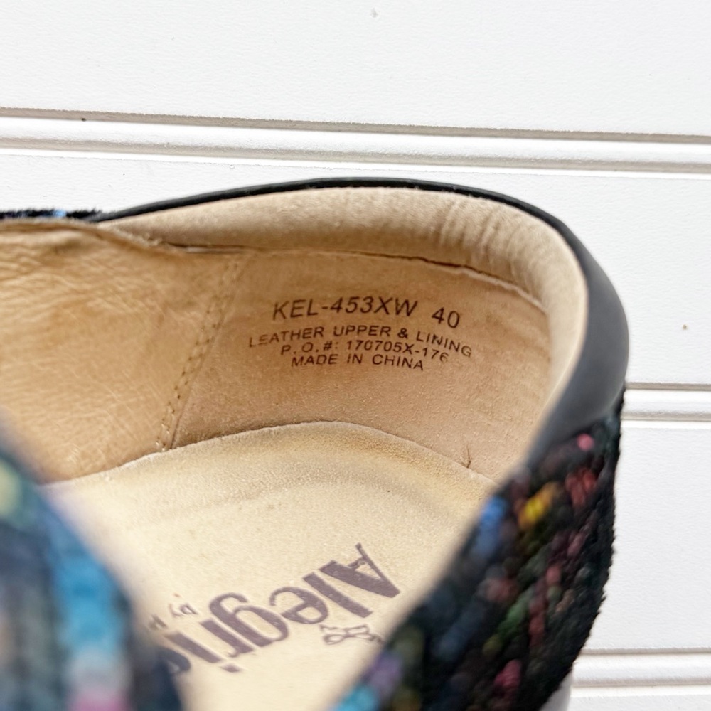 Alegria Size 40 Keli Shoe in Ric Rack Rainbow - Picture 6 of 6